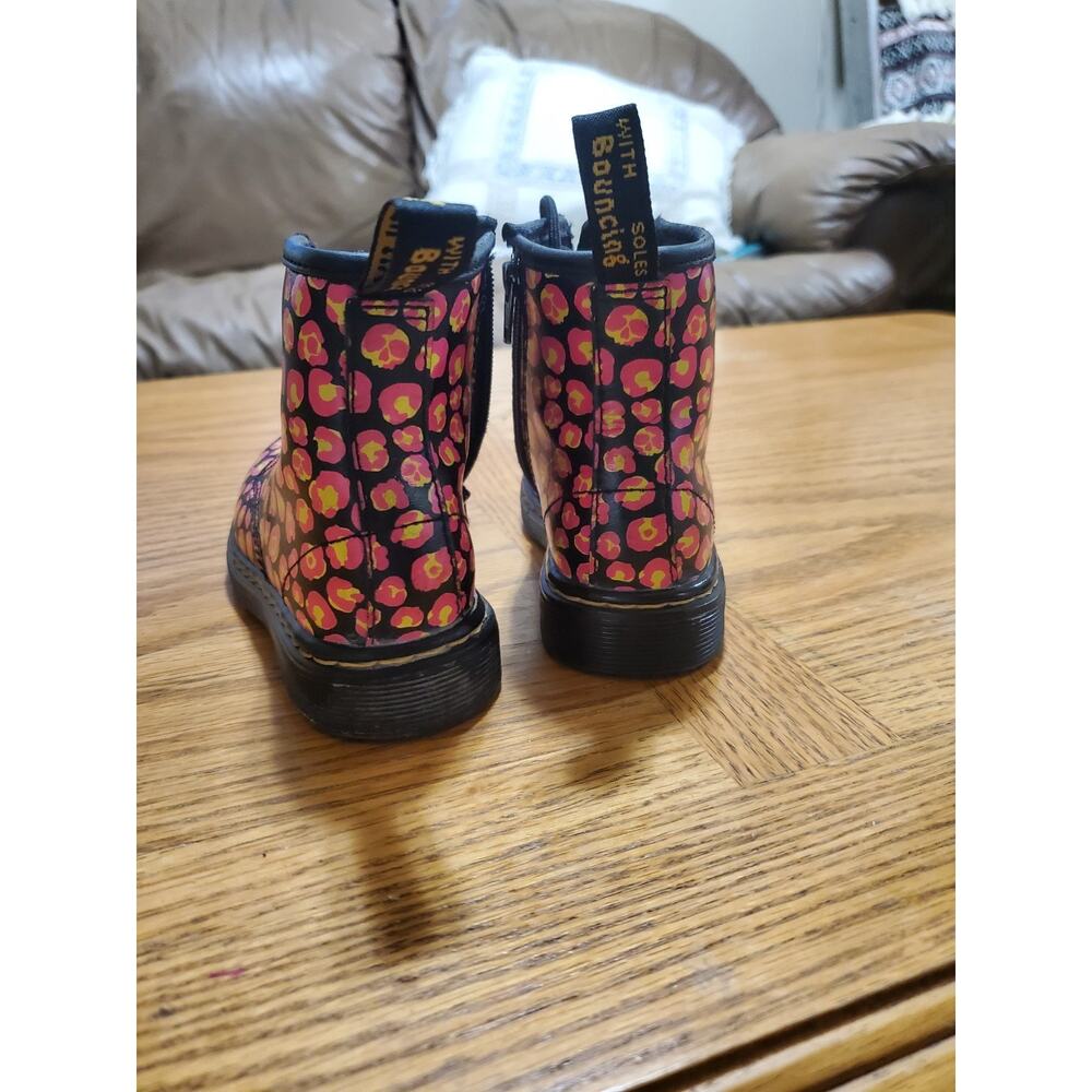 Dr. Martens Doc Youth Kids size 10 Side Zip Boots 1460 T - Picture 4 of 7
